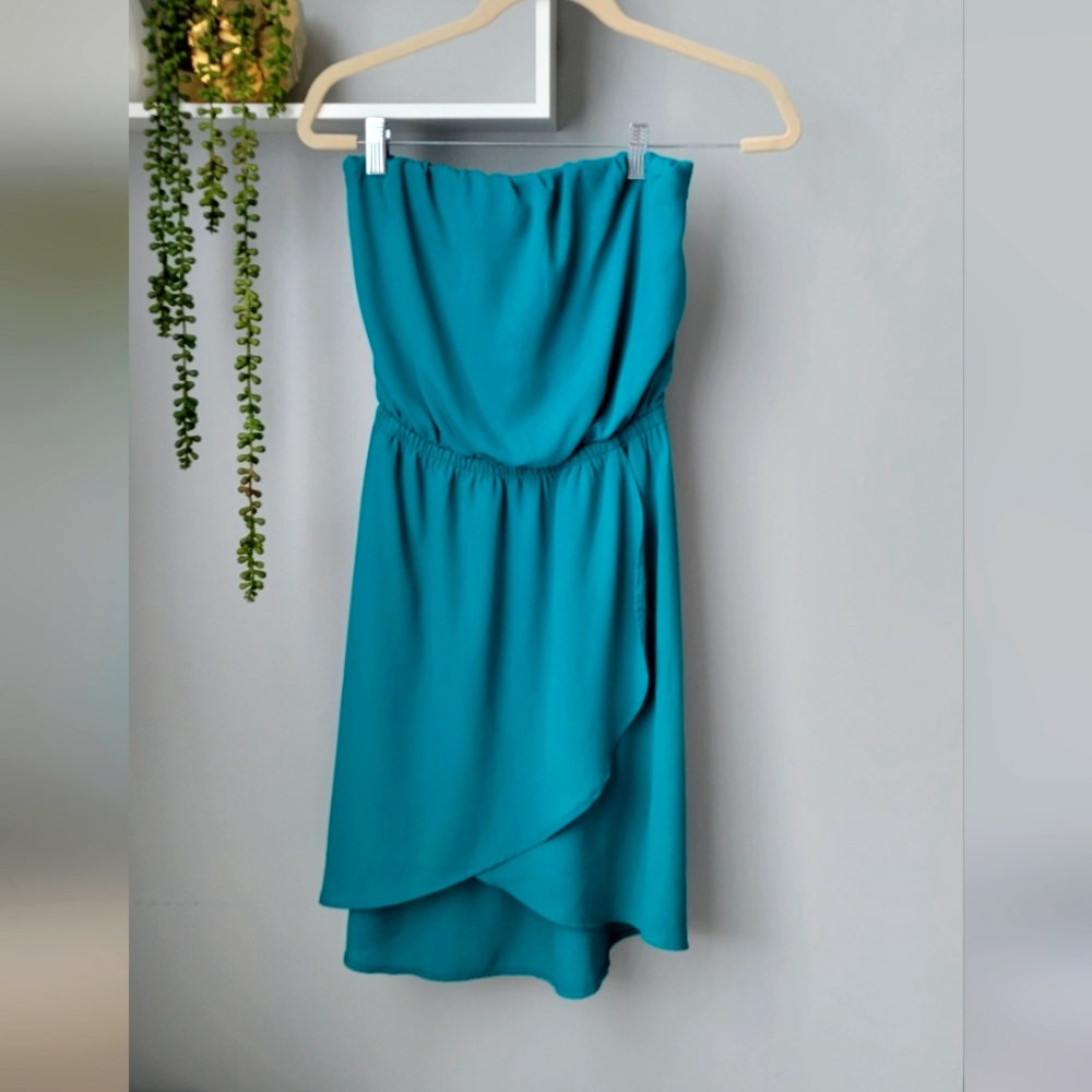 Express aqua dress